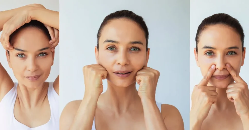 yoga facial antiarrugas