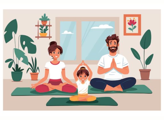 yoga en familia