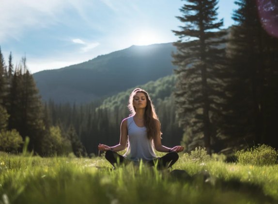 yoga en la naturaleza